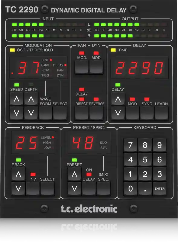 Produit De Marque TC Electronic TC2290-DT Dynamic Delay Plug-In with Desktop Interface