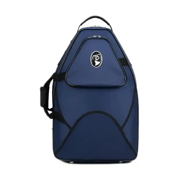 Marcus Bonna Cases Nylon French Horn and Two Mutes Flight Case - Blue Offre Exclusive