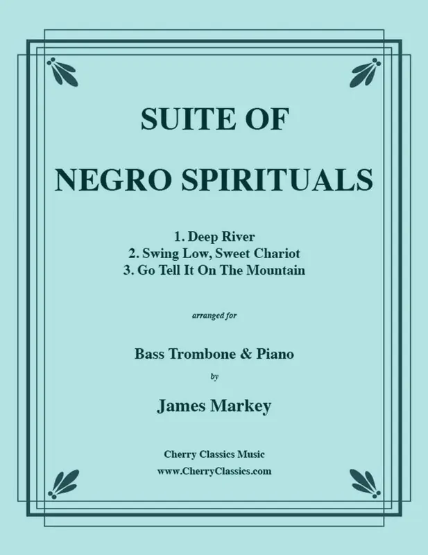 Cherry Classics Suite of Negro Spirituals - Markey - Bass Trombone/Piano - Book Acheter En Ligne