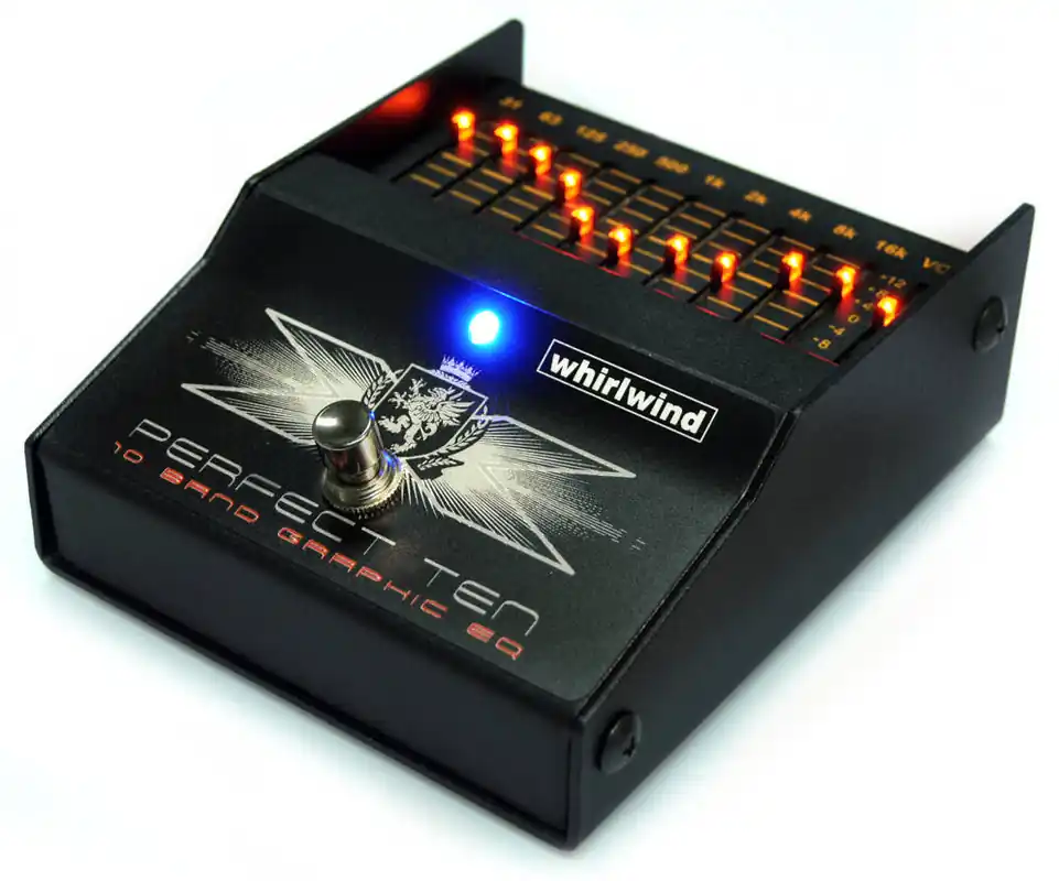 Whirlwind Perfect Ten - 10 Band EQ Pedal for Guitar and Keyboard Populaire