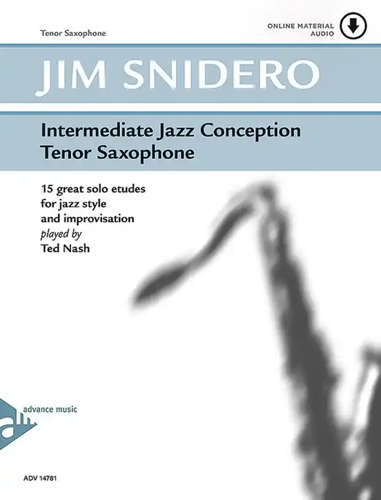 Prix Choc Advance Music Intermediate Jazz Conception - Snidero - Tenor Saxophone - Book/Audio Online