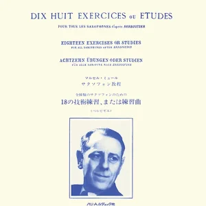 Achat Immédiat Alphonse Leduc Eighteen Exercises or Studes for All Saxophones After Berbiguier - Mule - Saxophone - Book