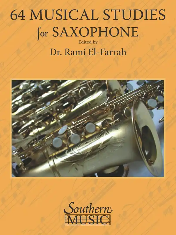 Jusqu'à Épuisement Des Stocks Southern Music Company 64 Musical Studies for Saxophone - El-Farrah - Saxophone - Book