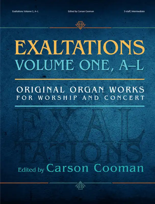 Usine Directe Lorenz Publishing Co. Exaltations Vol. 1 (A-L) - Cooman - Organ (3-staff) - Book/Spiral