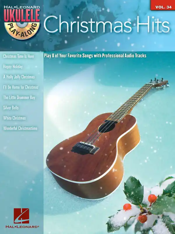 Petit Prix Hal Leonard Christmas Hits Ukulele Play-Along Series Volume 34 - Book/CD