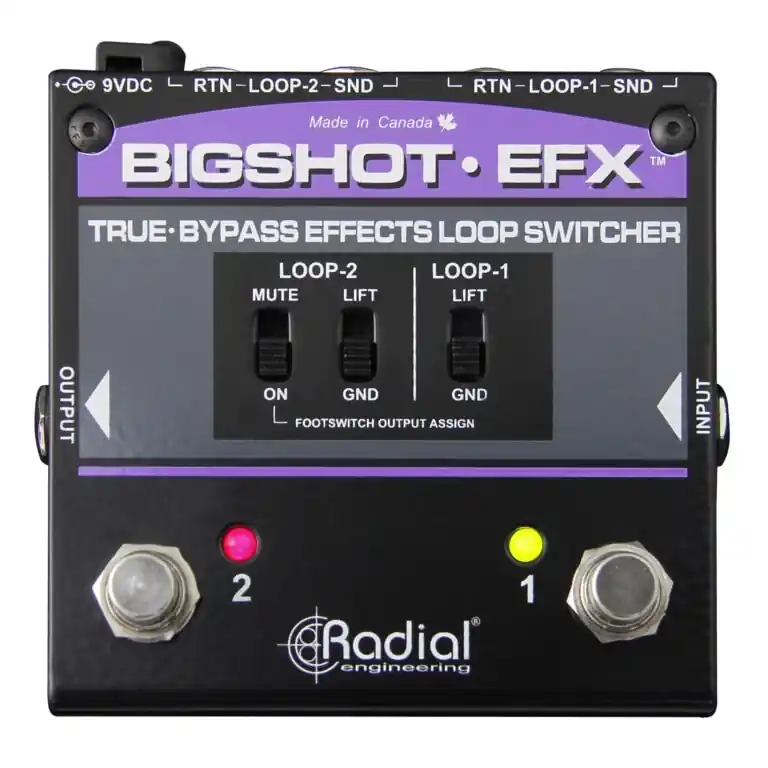 Dernier Modèle Radial BigShot EFX Effects Loop Switcher