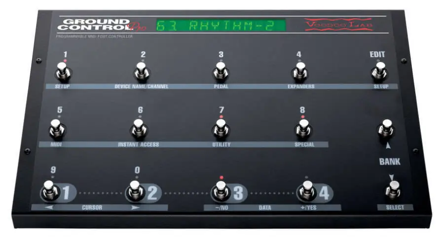 Meilleure Vente Voodoo Lab Ground Control Pro Programmable MIDI Foot Controller