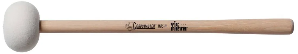 Vic Firth Corpsmaster Bass Drum Mallet - XX-Large Head - Hard Pas Cher