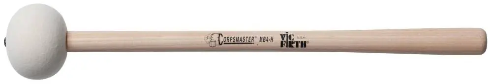 Vic Firth Corpsmaster Bass Drum Sticks - L 14 1/8‘‘, Head 2 1/4‘‘ x 1 3/4‘‘ Acheter Direct