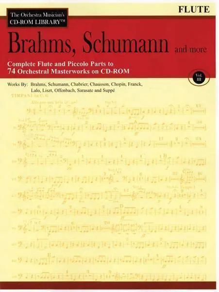 Nouveauté Hal Leonard Brahms, Schumann & More - Volume 3