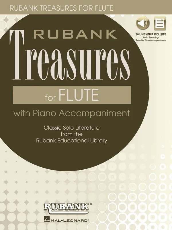 Rubank Publications Rubank Treasures for Flute - Voxman - Book/Media Online Remise