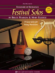Kjos Music Standard of Excellence Festival Solos, Book 1 - Pearson/Elledge - Tenor Saxophone - Book/CD Populaire