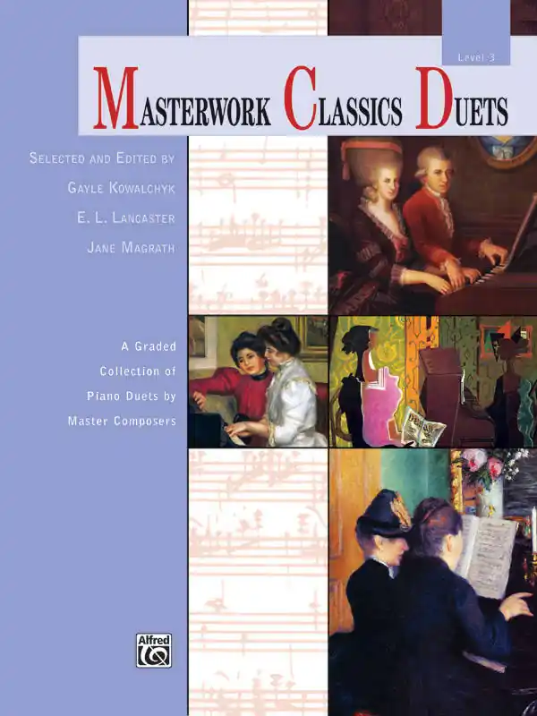 Soldes Alfred Publishing Masterwork Classics Duets, Level 3 - Late Elementary/Early Intermediate Piano (1 Piano, 4 Hands) - Book