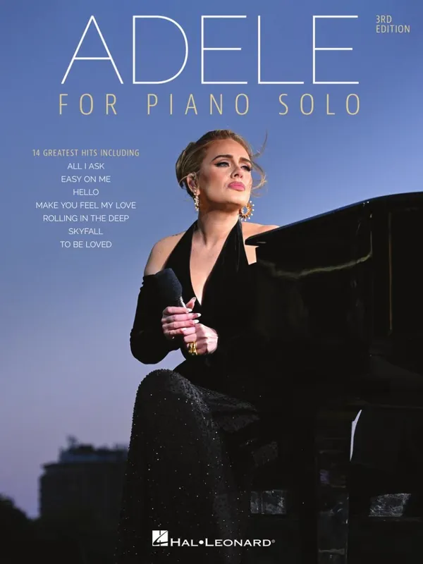 Hal Leonard Adele for Piano Solo (3rd Edition) - Piano - Book Populaire