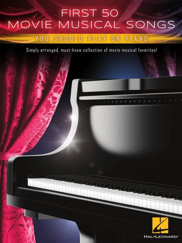 Hal Leonard First 50 Movie Musical Songs You Should Play on Piano - Easy Piano - Book Prix Réduit