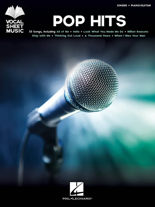 Commander Maintenant Hal Leonard Pop Hits Vocal Sheet Music - Piano/Vocal/Guitar - Book