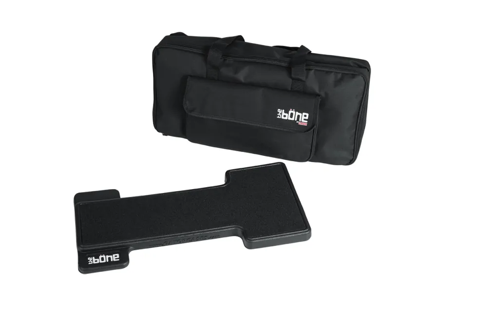 Gator The Bone Powered Pedal Board - Black Promotion Saisonnière