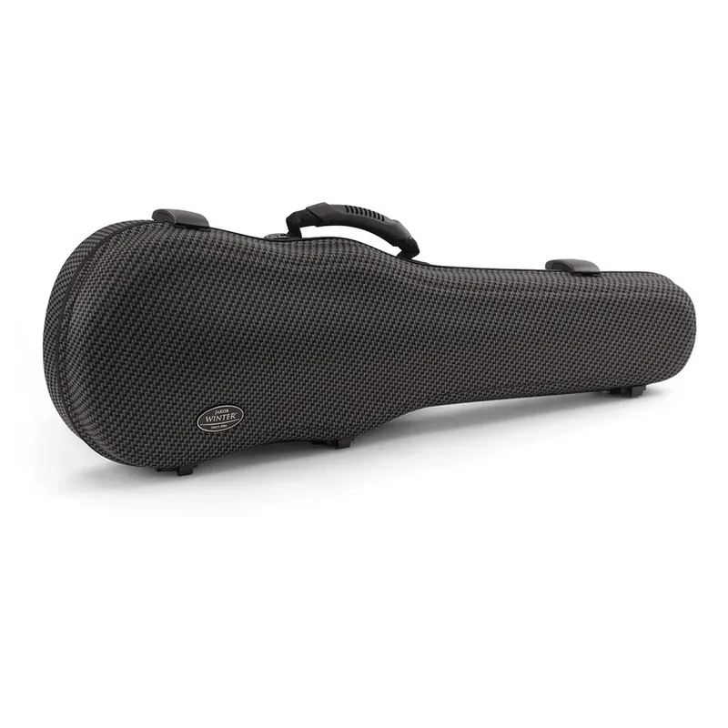 Jakob Winter Greenline Shaped Viola Case - Carbon Black Prix Cassé