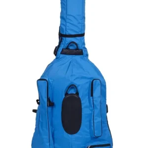 Expédition Rapide Bam Cases Performance 7/8 Double Bass Cover - Sky Blue