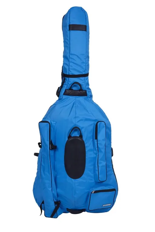 Expédition Rapide Bam Cases Performance 7/8 Double Bass Cover - Sky Blue