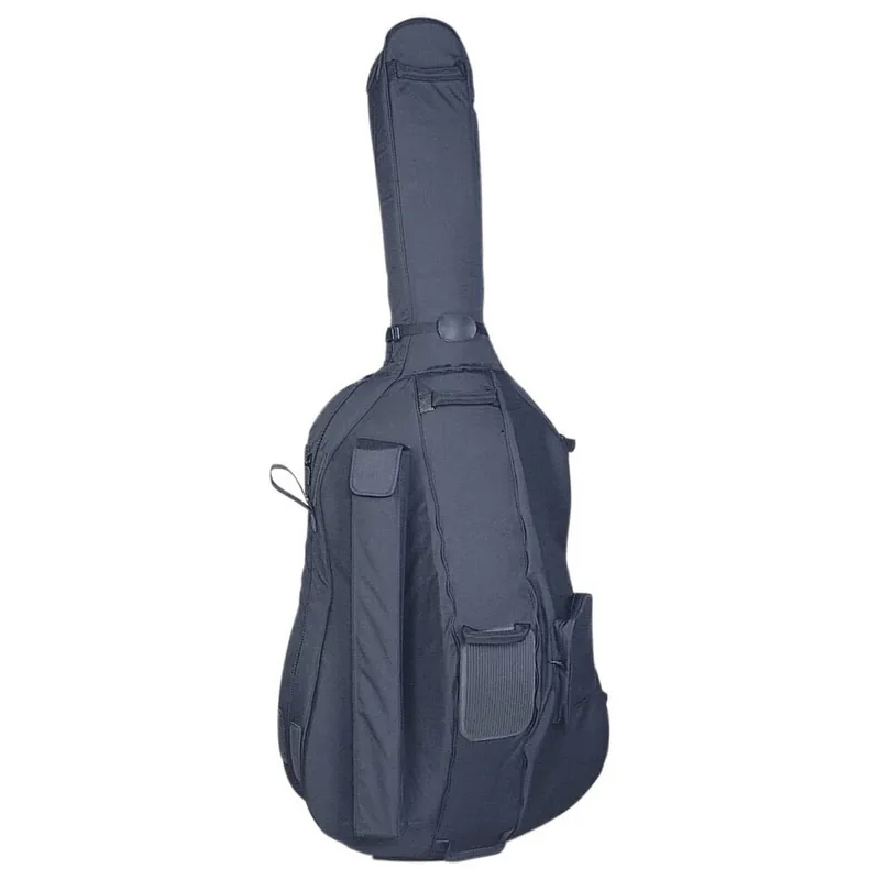 Prix Choc Shar Music Cushy Glider Bass Bag with Wheels - 3/4