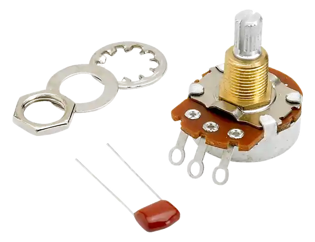 Remise Fender 500K Split Shaft Potentiometer (Volume or Tone)