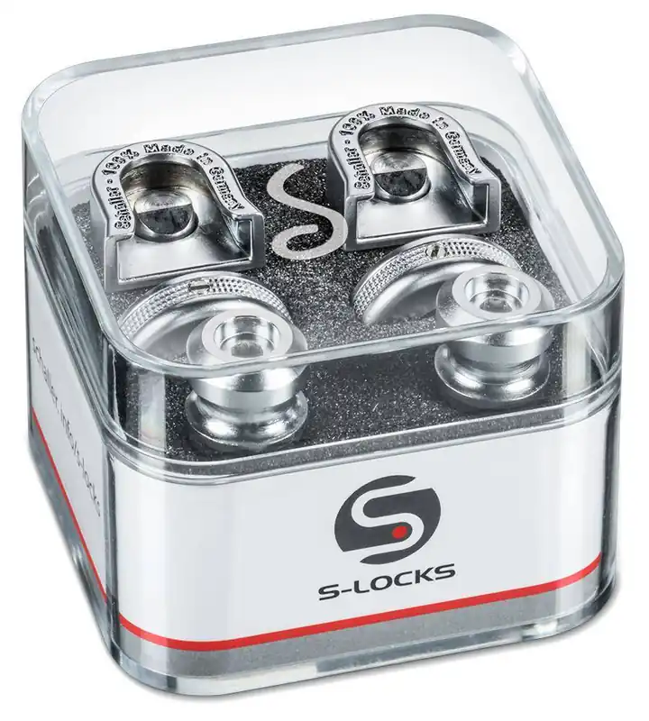 Top Vente Schaller S-Lock Strap Locks - Satin Chrome