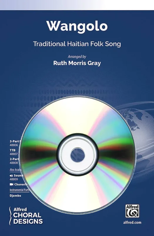 Commander Vite Alfred Publishing Wangolo - Traditional Haitian/Gray - SoundTrax CD