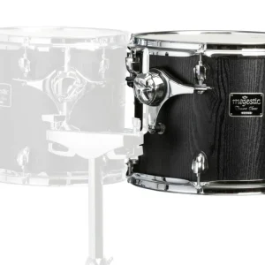 Réduction Majestic Percussion Concert Black Series 16‘‘x14‘‘ Double Head Concert Tom
