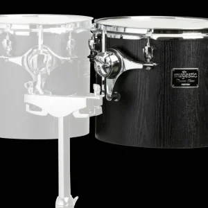 Majestic Percussion Concert Black Series 16‘‘x14‘‘ Single Head Concert Tom Solde