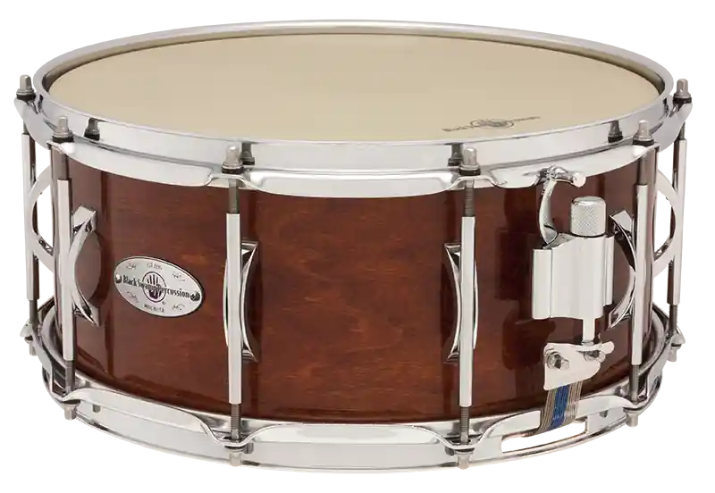 Quantité Limitée Black Swamp Pro 10 Studio Concert Snare Drum, Maple, 6.5 x 14-Inch
