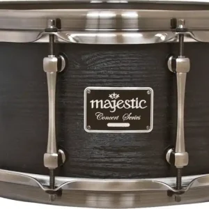 Majestic Percussion 14x6.5‘‘ Concert Black Series Maple Concert Snare Drum Nouveauté