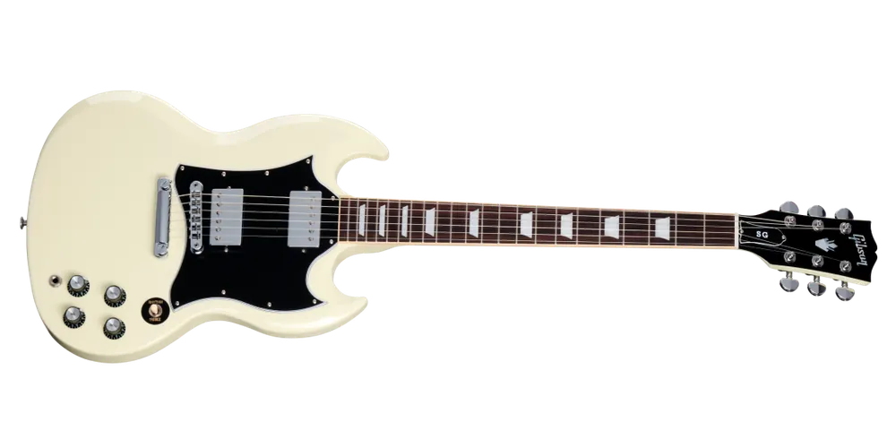 Satisfait Ou Remboursé Gibson SG Standard Electric Guitar with Softshell Case - Classic White