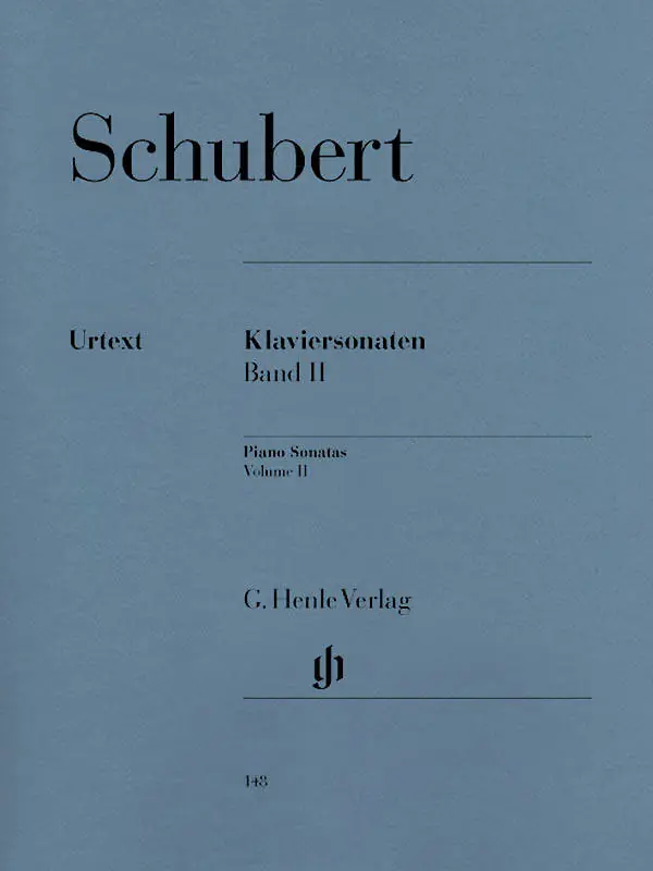 G. Henle Verlag Piano Sonatas, Volume II - Schubert/Mies/Theopold - Piano - Book Seulement Aujourd'hui