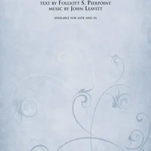 Livraison Express Hal Leonard For the Beauty of the Earth - Pierpoint/Leavitt - SATB