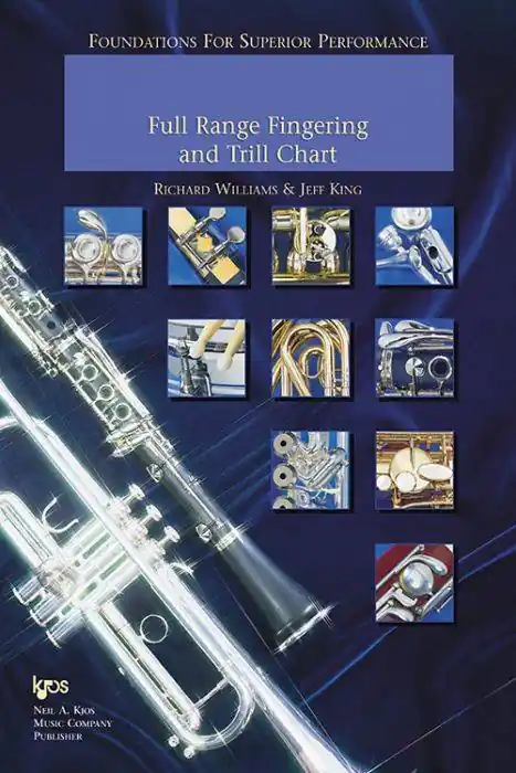 Kjos Music Foundations For Superior Performance Full Range Fingering Chart - King/Williams - Tuba - Book Bon Plan