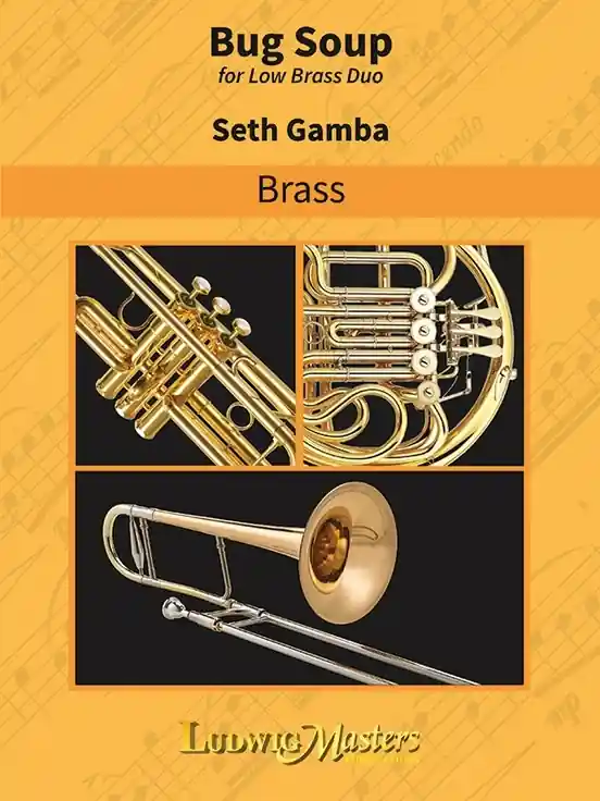 LudwigMasters Publications Bug Soup - Gamba - Low Brass Duo - Book Commander Vite