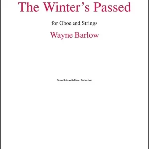Expédition Rapide Carl Fischer The Winter‘s Passed - Barlow - Oboe/Piano - Sheet Music
