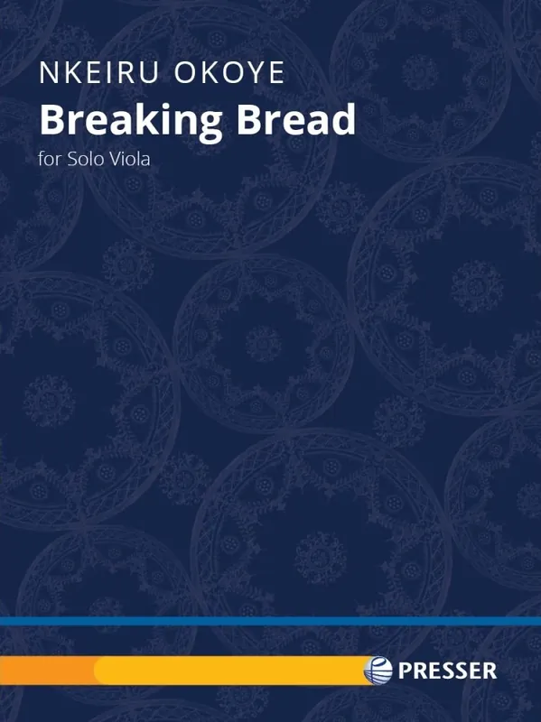 Offre Spéciale Theodore Presser Breaking Bread - Okoye - Solo Viola - Sheet Music