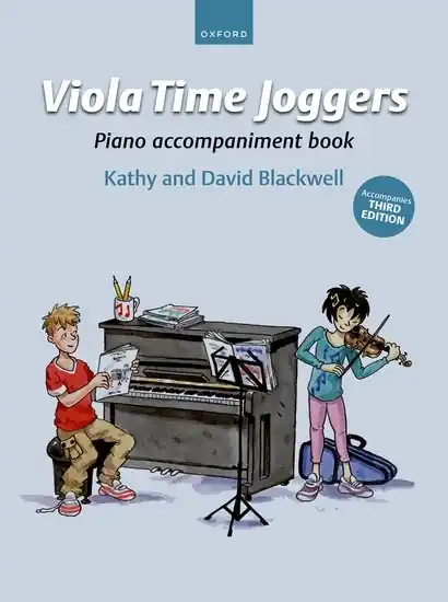 Oxford University Press Viola Time Joggers (for Third edition) - Blackwell/Blackwell - Piano Accompaniment - Book Pas Cher