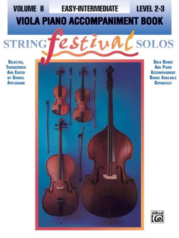 Acheter Direct Belwin String Festival Solos, Volume II