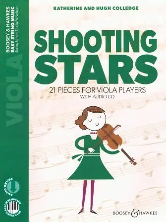 Boosey & Hawkes Shooting Stars (21 Pieces for Viola Players) - Colledge/Colledge - Viola - Book/Audio Online Authentique