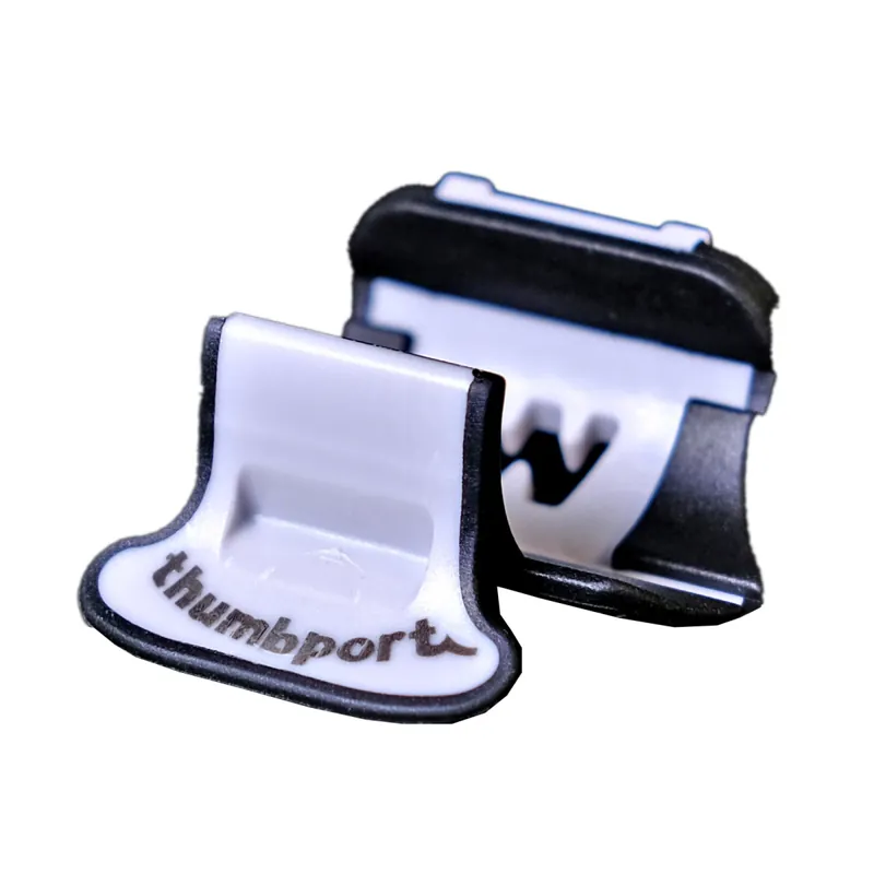 Thumbport Thumbport II Flute Thumb Rest - Black/Grey Offre Limitée