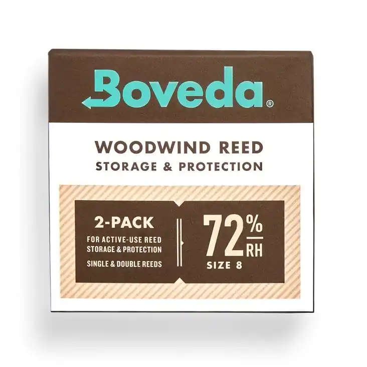 Prix Réduit Boveda 72% RH Size 8 for Reed Storage - 2-Pack