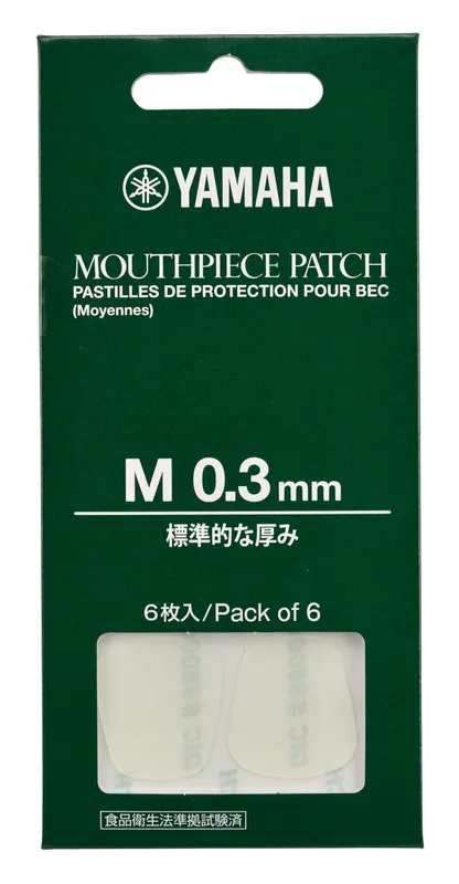 Yamaha Band Clear Mouthpiece Patches - Medium - 0.3mm Commander Maintenant