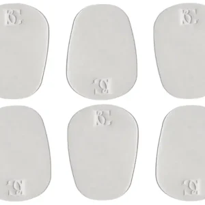 Meilleur Choix BG France Mouthpiece Cushions for Clarinet and Saxophone - Large, 0.4mm, Clear - 6-Pack