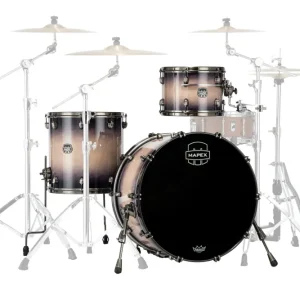 Mapex Saturn Evolution Hybrid 3-Piece Shell Pack (24,13,16) - Violet Burst Meilleure Vente