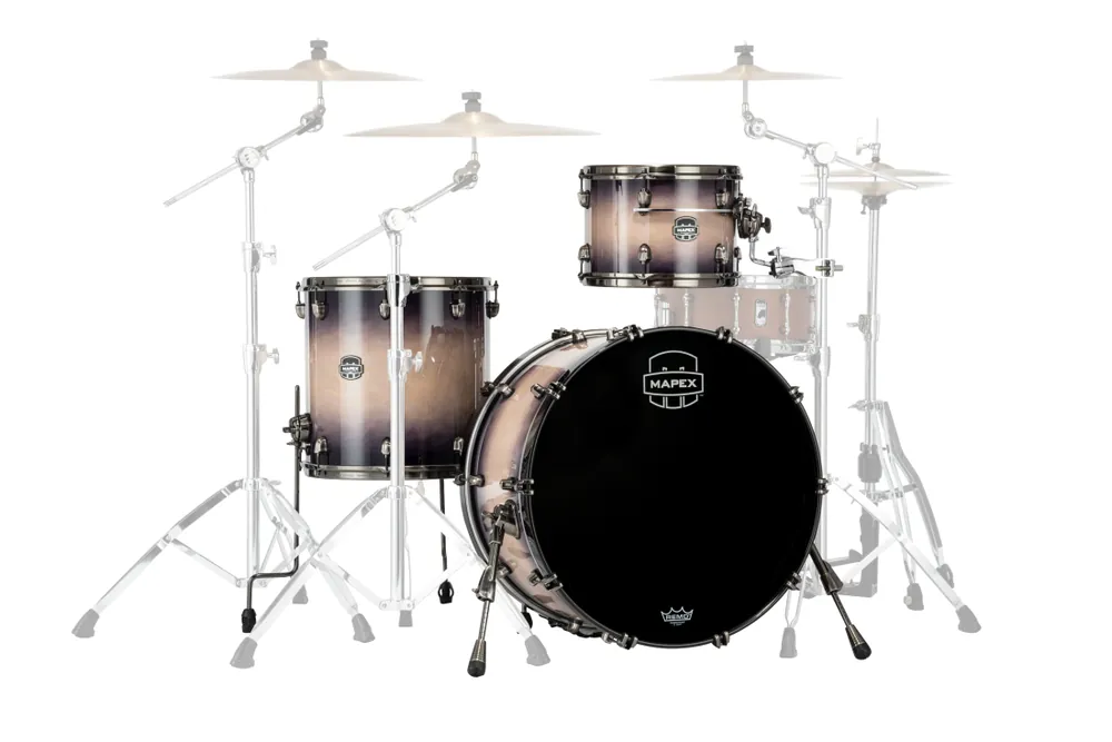 Mapex Saturn Evolution Hybrid 3-Piece Shell Pack (24,13,16) - Violet Burst Meilleure Vente