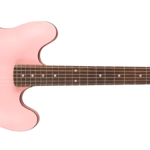 Fender Tom DeLonge Starcaster, Rosewood Fingerboard, Black Hardware - Satin Shell Pink Achat Immédiat