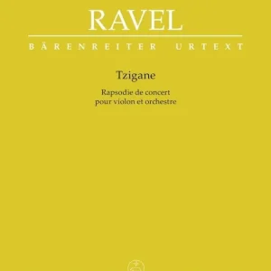 Achat Immédiat Baerenreiter Verlag Tzigane - Ravel - Double Bass Part